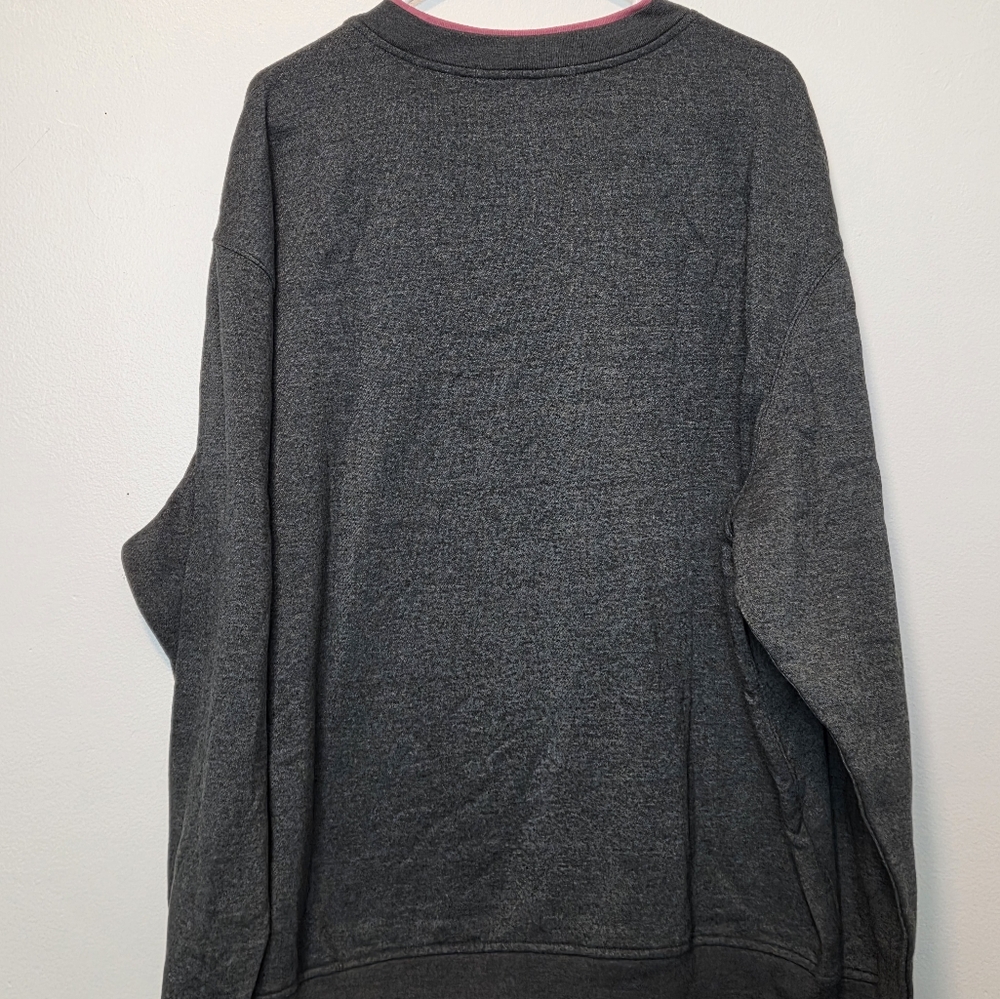 Feathers Dark Gray Floral Women's Sweater - Picture 6 of 13